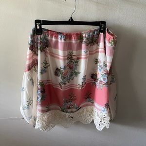 Champagne and Strawberries Off the Shoulder Top